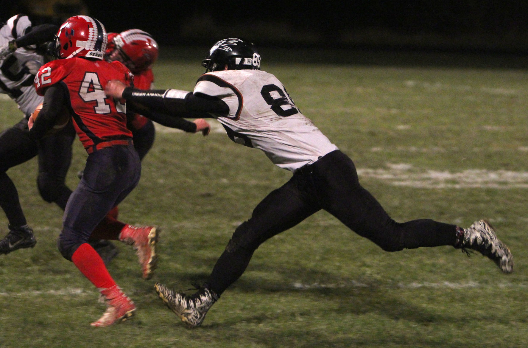 Bloomer football at Spencer/Columbus 10-26-18